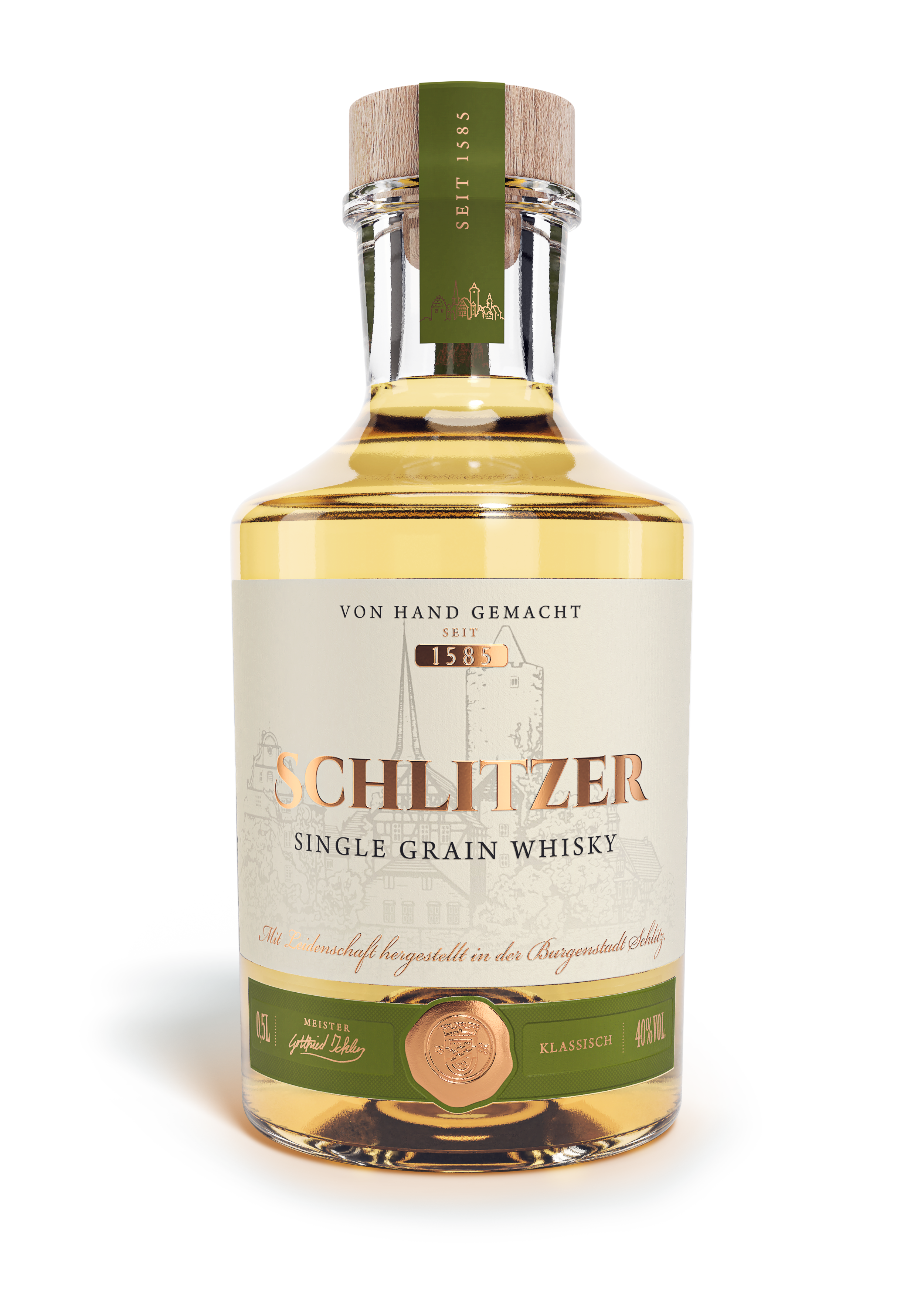 Schlitzer Single 0,5l Grain 40%vol. Whisky