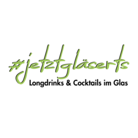 #jetztgläserts Longdrinks & Cocktails im Glas